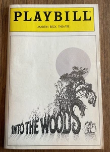 Vintage INTO THE WOODS Broadway Nov 1987 Playbill  - 1st Month - Picture 1 of 4
