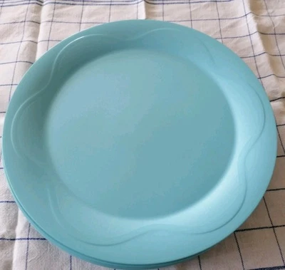 Tupperware Picknickteller Junge Welle Teller, groß, hellblau - Bild 1 von 4