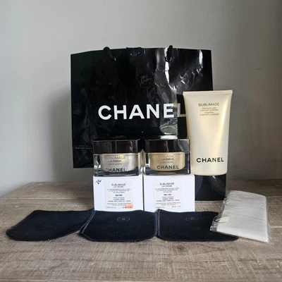CHANEL Sublimage La Crème Texture Fine + Supreme + Cleanser (Sample Packaging) - Image 1 of 4