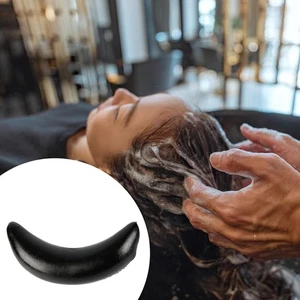 Shampoo Bowl Neck Rest for Home Salon Black Reusable Comfortable Pillow - Picture 1 of 6