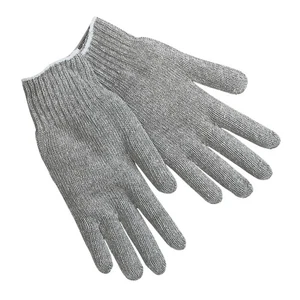 Memphis 9637XSM Gloves, Gray Cotton / Polyester Blend, Size XSmall (12 Pair) - Picture 1 of 1
