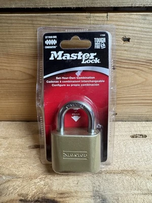 New Master Lock 175D Set Your Own Combination Padlock Resettable 2”/51mm Wide - Image 1 of 2