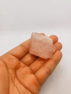 400ct Rose Quartz Raw – Soft Pink Healing Crystal Chunk - Picture 1 of 7