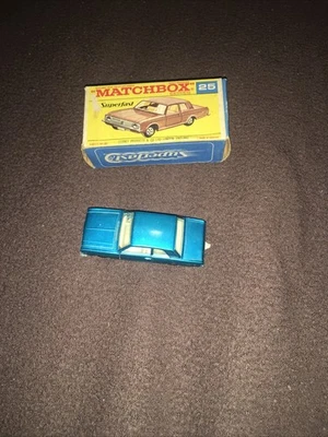 Caja Matchbox Serie Superrápido Diecast Modelo Ford Cortina GT #25 F2 Caja Lesney  Foto 1 de 4