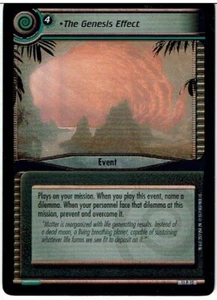 STAR TREK CCG 2E GENESIS COLLECTION 11P12 THE GENESIS EFFECT (2007 copyright) ex - Picture 1 of 1