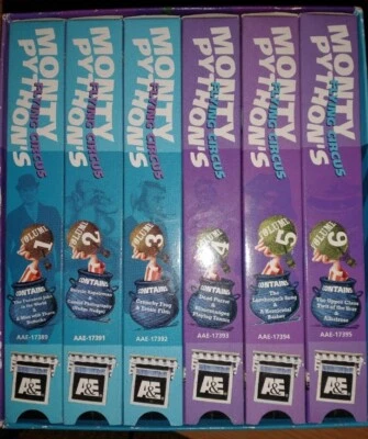 Monty Python's Flying Circus VHS Box Set Volume 1-6 - Image 1 of 4