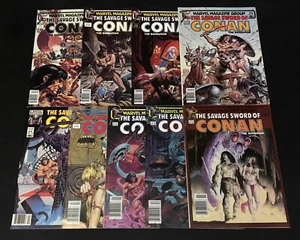 LOTE DE QUIOSCO ESPADA SALVAJE DE CONAN #90-97,99 EDAD DE BRONCE MARVEL COMICS 1983-1984 - Imagen 1 de 11