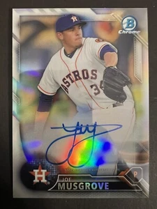 2016 Bowman Chrome Prospect Auto Refractor /499 JOE MUSGROVE #CPA-JMU NM-MT+ - Picture 1 of 2