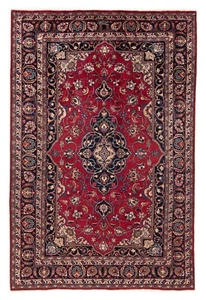 Mashhad Handgeknüpfter Perserteppich 302x199 cm-Fine,Orient,Carpet,Rug,Rot - Picture 1 of 12