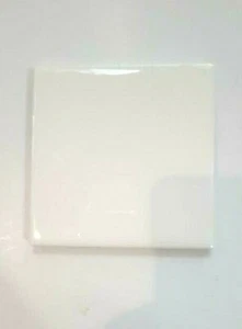 Gloss White 4-1/4 x 4-1/4 Ceramic Wall Tile nail gel mixing Pallet - Picture 1 of 12