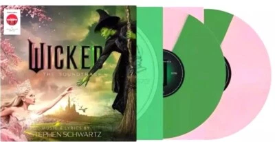 WICKED Limited Edition Target Exclusive 2LP Split Pink + Green Vinyl NEW SEALED - Image 1 of 3