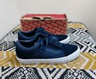 Boxed Worn Once Mens Womens Navy VANS Old Skool Woven Trainers Size 8 EU 42