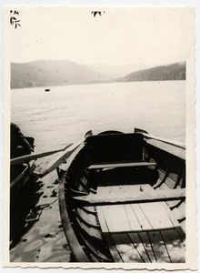 Landschaft Seeschiff Berge - altes Foto - An. 1950 60 - Bild 1 von 1