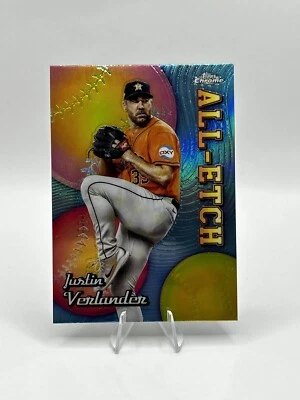 2024 Topps Chrome Justin Verlander All-Etch #CAE-12 Houston Astros - Image 1 of 2