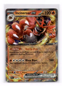 Incineroar ex 034/162 Sv05: Temporal Forces Holo Pokemon NM - Picture 1 of 2