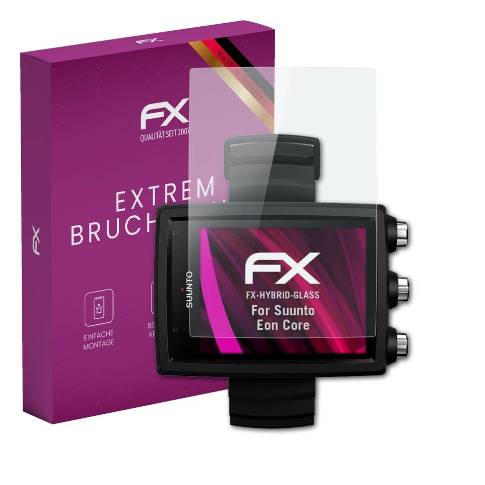atFoliX Glasfolie für Suunto Eon Core Displayfolie 9H Schutzpanzer - Bild 1 von 4
