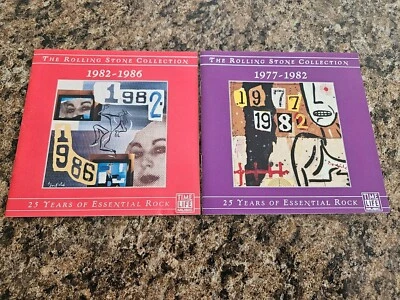 2 gd! CDs Time Life 1993 colección Rolling Stone rock 1982-1986, 1977-1982 Foto 1 de 4
