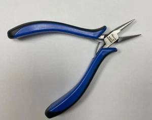 FavoriteUSA ERGONOMIC CHAIN NOSE PLIER SMOOTH JAWS 4-1/2" BOX JOINT W CMFRT GRIP - Picture 1 of 3