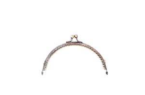 6 SET Retro Metal Flower Purse Coin Bag DIY Craft Frame Kiss Clasp Bag Accessory - Picture 1 of 10
