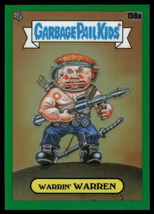 Cubo de basura cromado Topps 2021 para niños serie 4 Warrin' Warren verde 41/299 #156a - Imagen 1 de 2