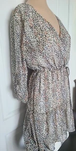 Animal Printwrap Style Dress - Picture 1 of 14