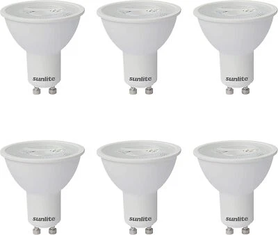 LED MR16 Reflector Spotlight Bulb 7W (50W) GU10 120V 5000K Daylight - 6 Pack - Image 1 of 2