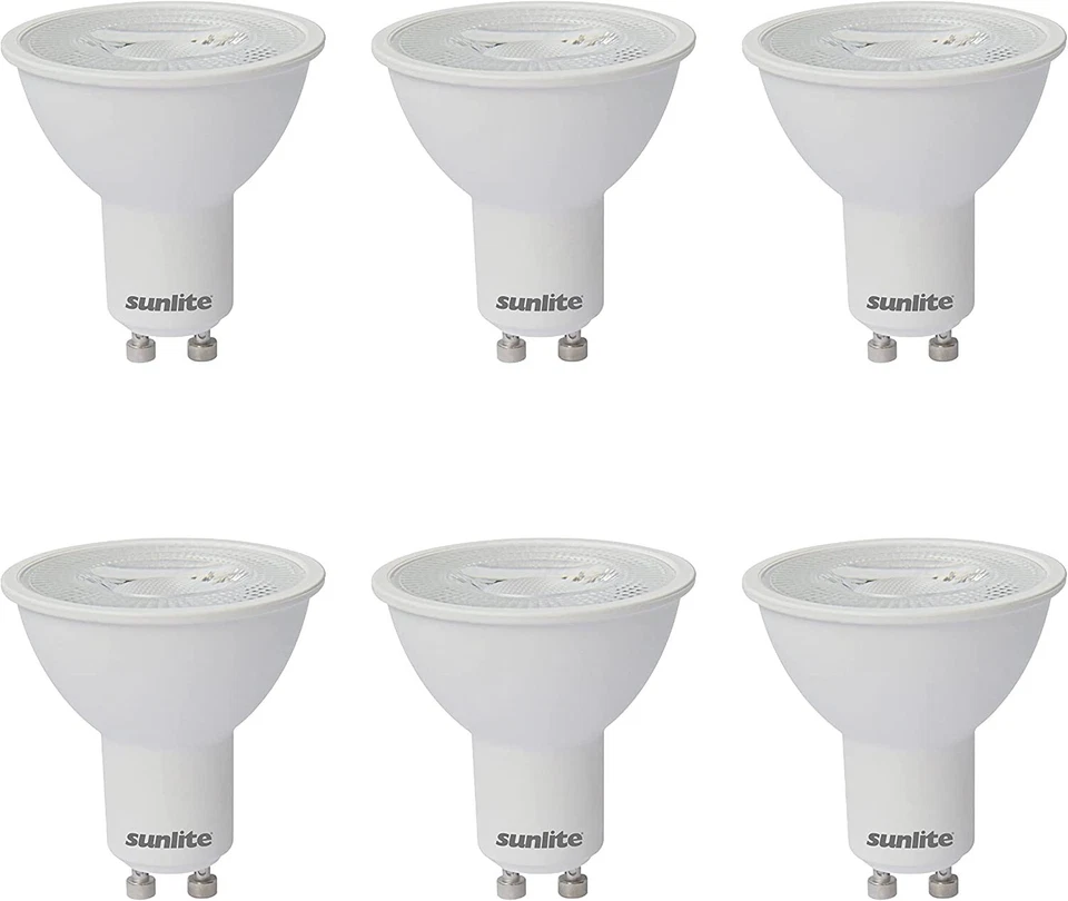LED MR16 Reflector Spotlight Bulb 7W (50W) GU10 120V 5000K Daylight - 6 Pack - Image 1 of 2