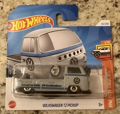 Hot Wheels VOLKSWAGEN T2 PICKUP GRIGIO 2024 1:64 - Immagine 1 di 2