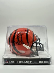 Anthony Munoz Signed Bengals Riddell Speed Mini Helmet (SCHWARTZ COA) - Picture 1 of 7