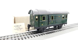 Marklin, O, #17280, Green Baggage Wagon Car, C-7 Excellent - Picture 1 of 24