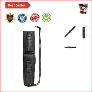7Cr17MOV Blade Bowie Knife with Rubberized Handle - Dependable Outdoor Tool - Picture 1 of 6