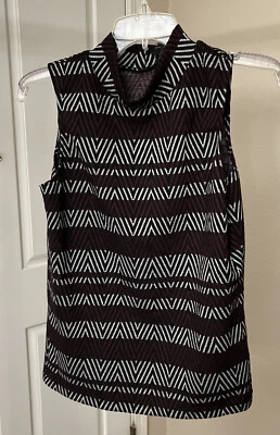 Aqua Mock Turtleneck Size Large 753 - Image 1 of 4