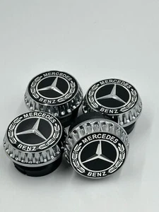 4pcs Center Hub Mercedes S63 W205 W213 W218 Wheel Cap SCREW ON 68mm/2.67 Inch - Picture 1 of 5