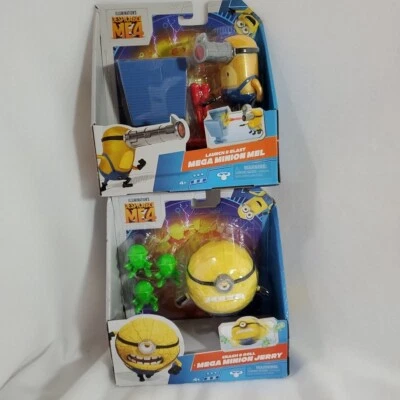 Illuminations Despicable Me 4 Mega Minion Mel y Mega Minion Jerry Leer Foto 1 de 4