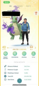 POKÉMON GO - LVL 40 | 2.4mil dust | 41 Shiny | Shiny Shadow | High CP | Hundo - Picture 1 of 15