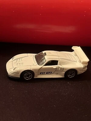 Porsche 911 GT1 1998 Matchbox 1:64 blanco diecast usado en muy buen estado Foto 1 de 4
