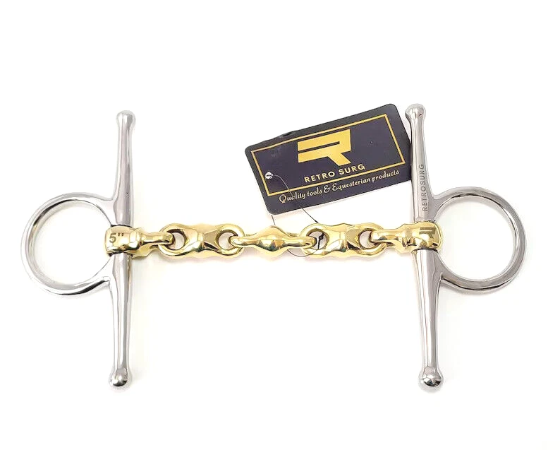 Broca de caballo de mejilla completa con boquilla Waterford / Broca de caballo de mejilla completa Waterford Foto 1 de 2