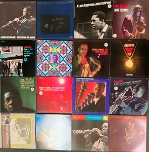 John Coltrane - Bundle Japanese 42 LPs:  Impulse/Atlantic/Pablo + 2 US LPs - Picture 1 of 3