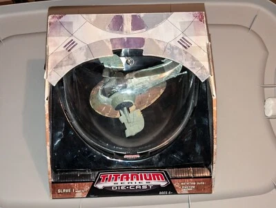 Boba Fett Slave 1 Deluxe Ultra Die Cast STAR WARS Titanium Series NOVO lacrado - Imagem 1 de 2