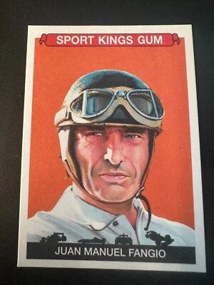 Juan Manuel Fangio 2023 Sportkings Error Wrong Back SSP (  Jerry Rice HOF ) - Image 1 of 2