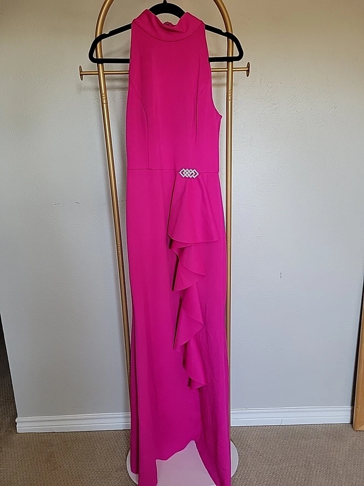 Vestido largo formal rosa Eliza J para mujer talla 8 Foto 1 de 4