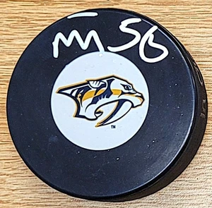 Autographed MICHAEL BUNTING Nashville Predators Hockey Puck - w / COA - Picture 1 of 1