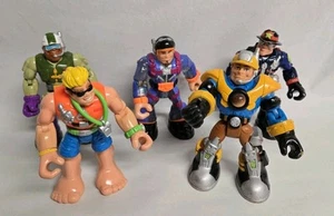 Lot Of 5 Vintage Fisher Price Rescue Heroes Action Figures - Figures Only  - Picture 1 of 9