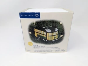 Dept 56 Original Snow Village, Street Car Trolley Ornament - Picture 1 of 7