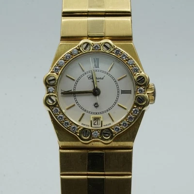 Reloj Chopard St. Moritz Damas 24Mm Oro Sólido 750 Vintage Banda Oro 5156 Foto 1 de 4