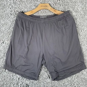 Nice Laundry Mesh Shorts Herren XL grau gefüttert Activewear Komfort Kordelzug - Bild 1 von 6