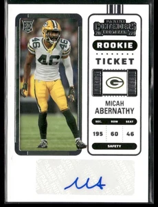 Micah Abernathy Auto RC,AU 2022 Panini Contenders Green Bay Packers - Bild 1 von 2