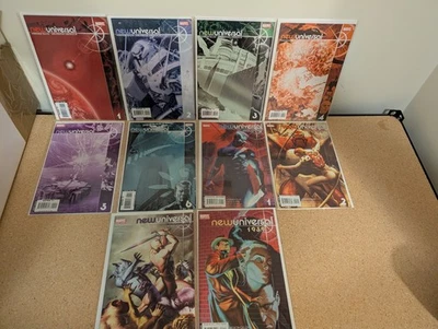 Marvel Comics New Universal #1-6 Complete Set+ Shockfront  Conqueror 2008 VF/NM  - Image 1 of 4