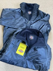 2x Dickies Men’s Fleece Lined Lewis Jackets Size L - Picture 1 of 7