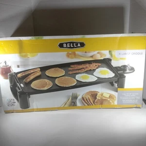 Bella Electric Griddle with Warming Tray - Smokeless 10"x 18" New Open Box NOB - Picture 1 of 7
